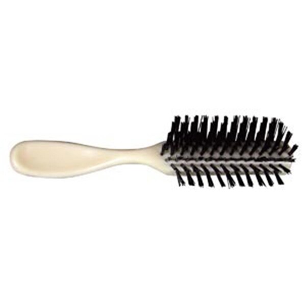 Dukal Hair Brush- Adult- Ivory- 7.25 in. long- nylon tuft bristles HB01 - main